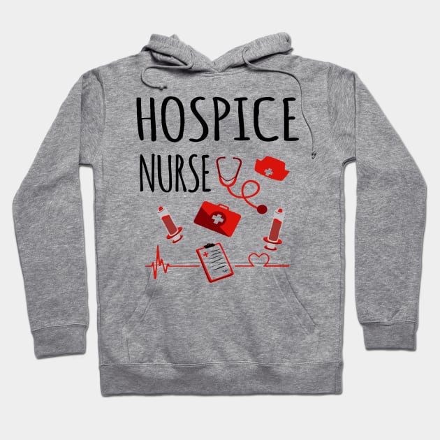 Hospice Nurse Hoodie by GR-ART